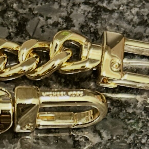 Share Michael Kors Shiny Gold Chain Strap (New) - Picture 5 of 6